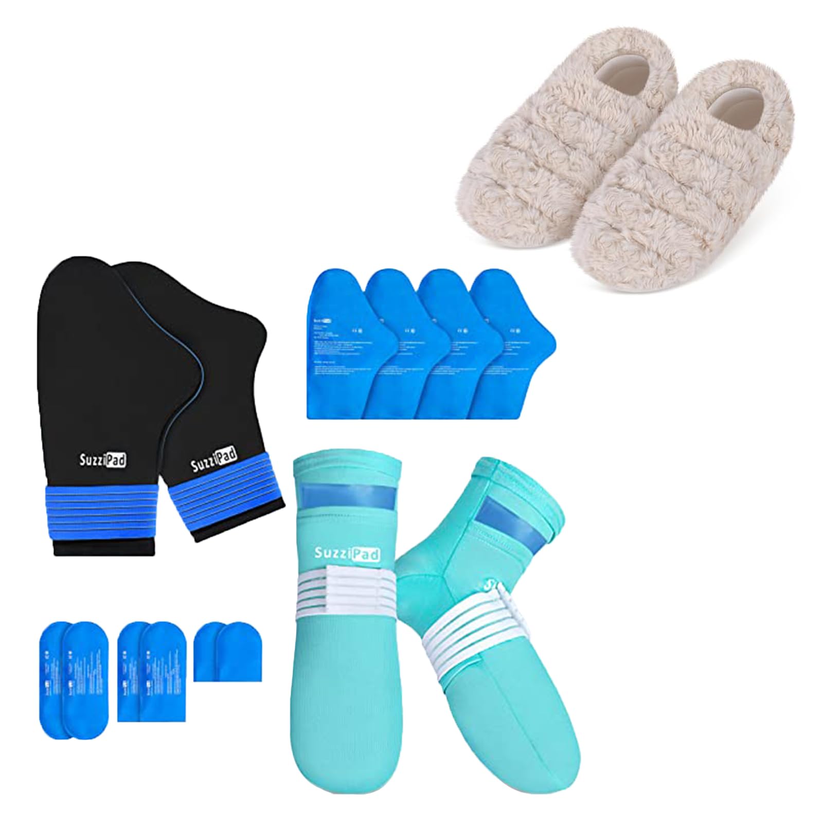 Amazon.com: SuzziPad Cold Therapy Socks & Hand Ice Pack Cold